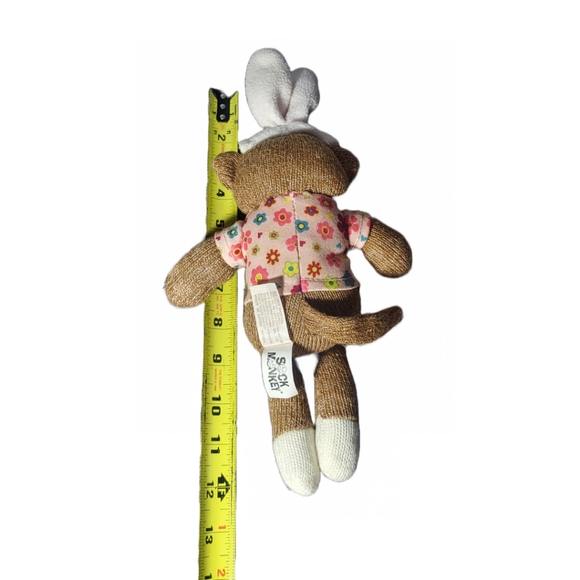 Dan Dee Sock Monkey with Bunny Ears - Picture 3 of 4